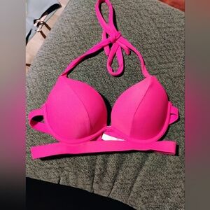 Victoria's Secret Pink Bikini Top Sz 34C
